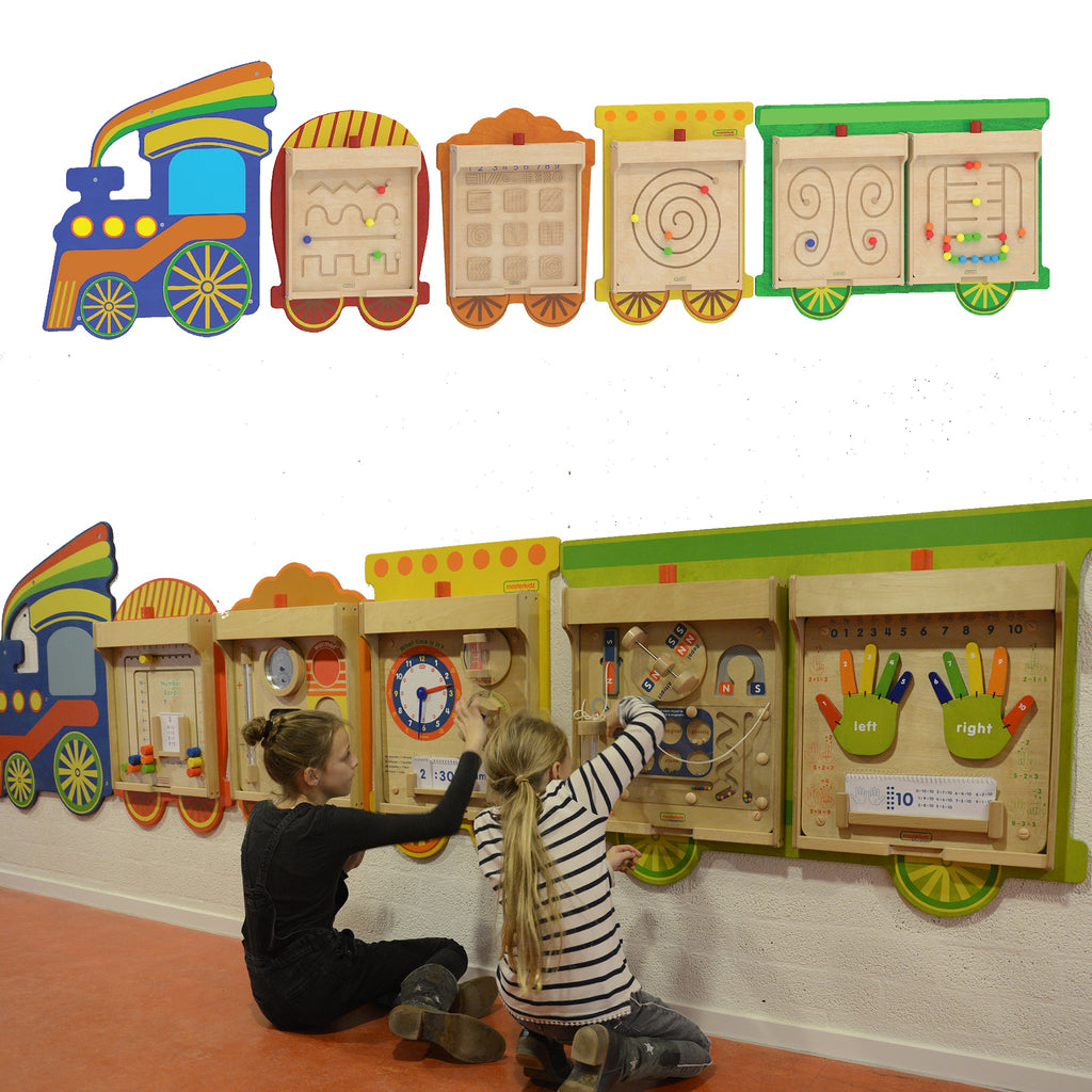 Masterkidz Wall Elements - Flexible Mounting System - Train (without wall element)