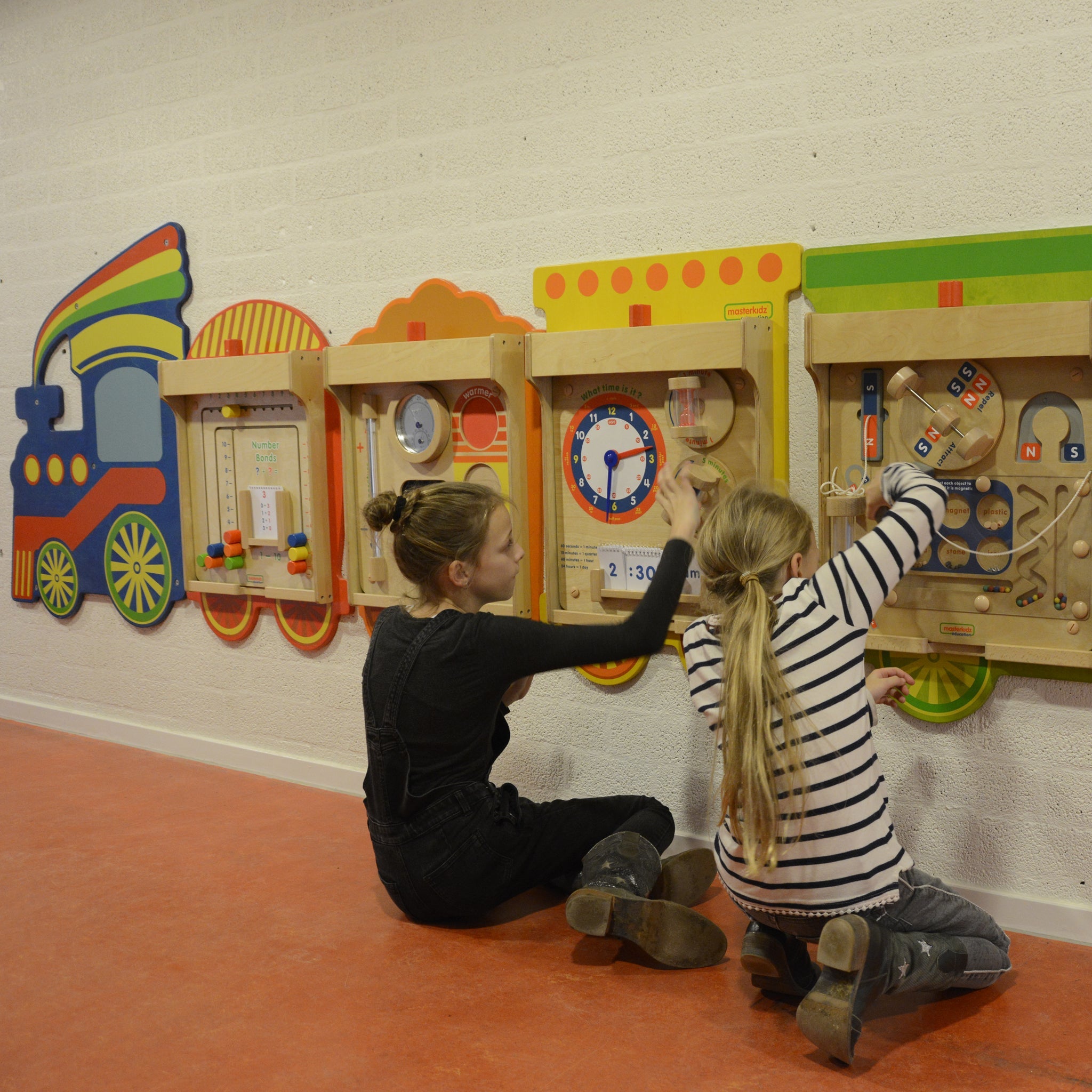 Masterkidz Wall Elements - Flexible Mounting System - Train (without wall element)
