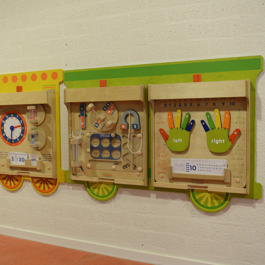 Masterkidz Wall Elements - Flexible Mounting System - Train (without wall element)