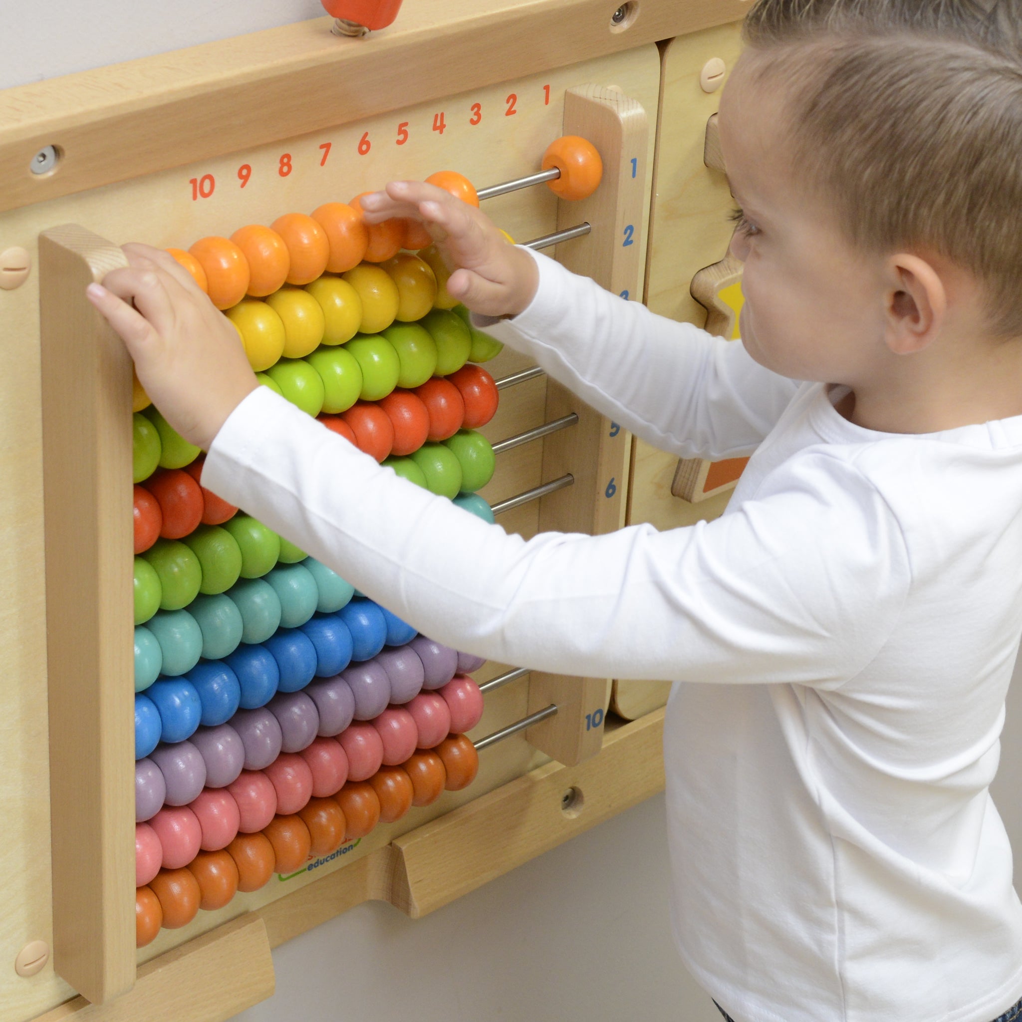 Masterkidz Wall Elements - 1-100 Counting Beads Giant Abacus
