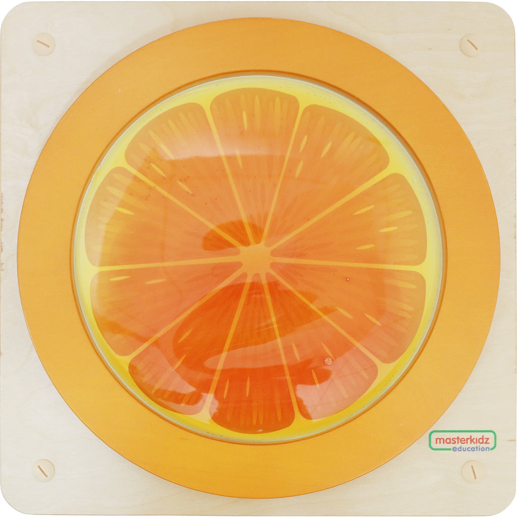 Masterkidz Wall Element - Squashy Sensory Training Orange Slice
